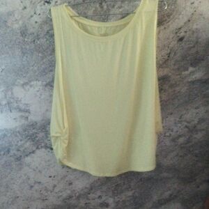 Athleta Light Yellow Tank Top
